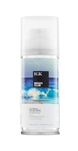 igk beach club touchable texture spray travel | hold + volume...