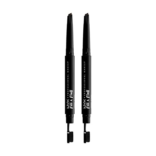 nyx professional makeup fill & fluff eyebrow pomade pencil e...