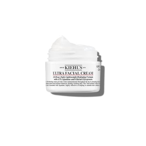 kiehl's ultra facial cream moisturizer, daily lightweight face...