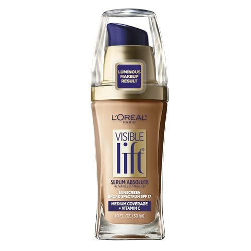 l'oreal paris visible lift serum absolute foundation, sun beig...