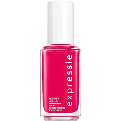 essie expressie nail polish, quick dry pink nail polish, vegan...