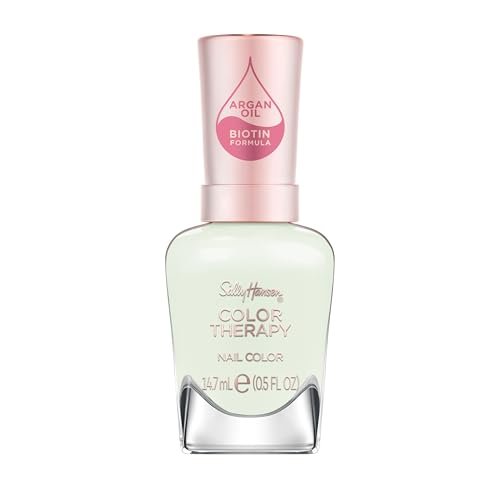 sally hansen color therapy nail polish | biotin, argan oil, lo...