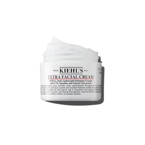 kiehl's ultra facial cream moisturizer, daily lightweight face...