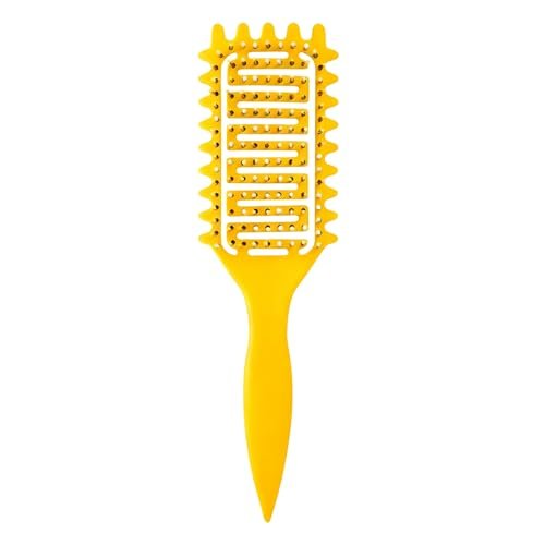 curl defining brush for curly hair, vented detangling hair bru...
