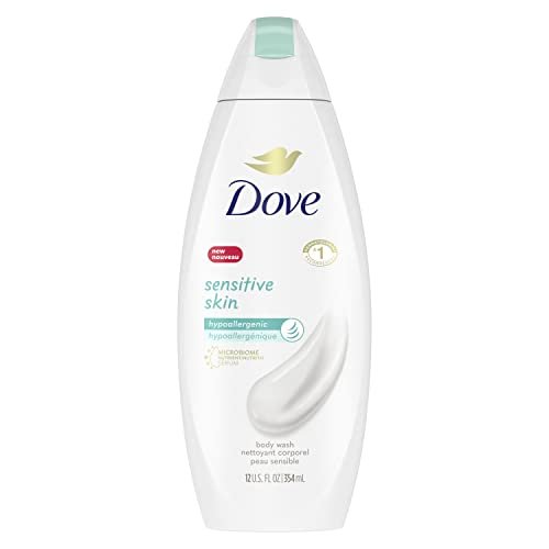dove body wash, sensitive skin, 12 oz