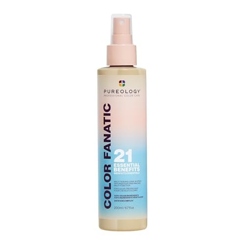 pureology color fanatic leave in conditioner detangler & hea...