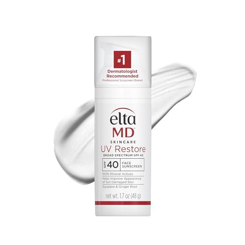 eltamd uv restore face sunscreen, spf 40, mineral sunscreen fo...