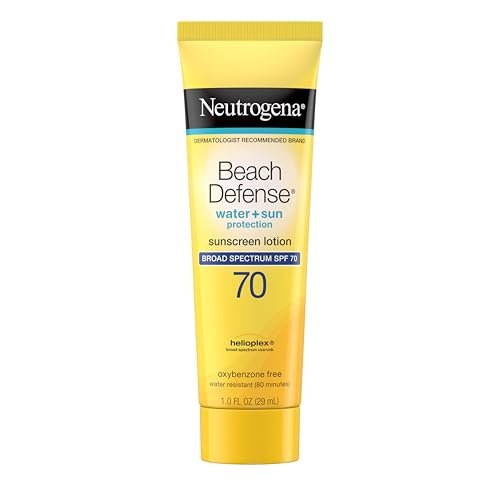 neutrogena beach defense water resistant sunscreen body lotion...