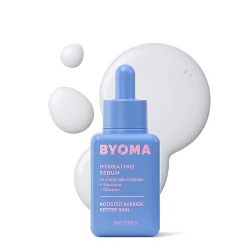 byoma hydrating serum moisturizing facial serum with squalan...