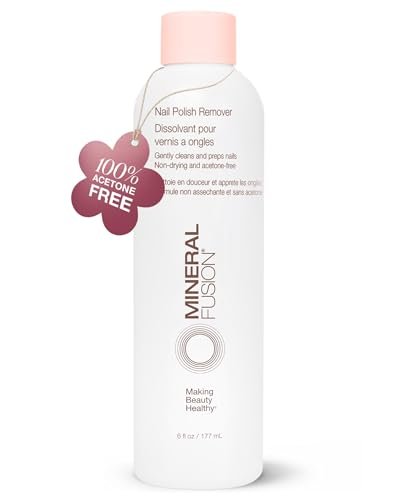 mineral fusion nail polish remover acetone free nail care wi...