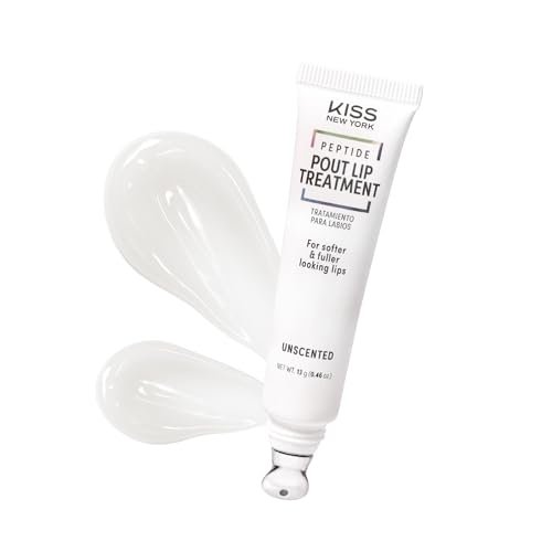 kiss new york peptide lip treatment, hydrating & non sticky pl...
