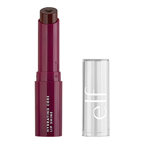 e.l.f. hydrating core lip shine with shea butter & vitamin e,...