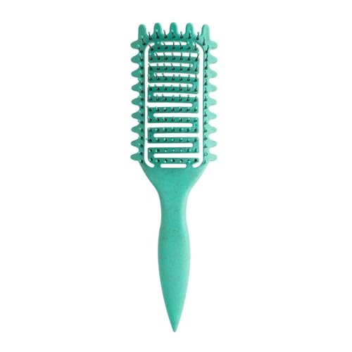 curl defining brush for curly hair, vented detangling hair bru...