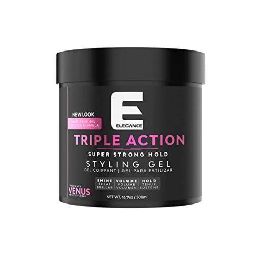 e elegance venus fragrance triple action hair gel for men and...