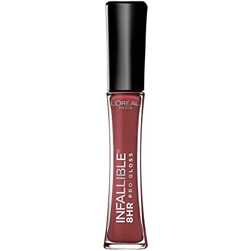 l’oreal paris makeup infallible 8 hour hydrating lip gloss, sa...