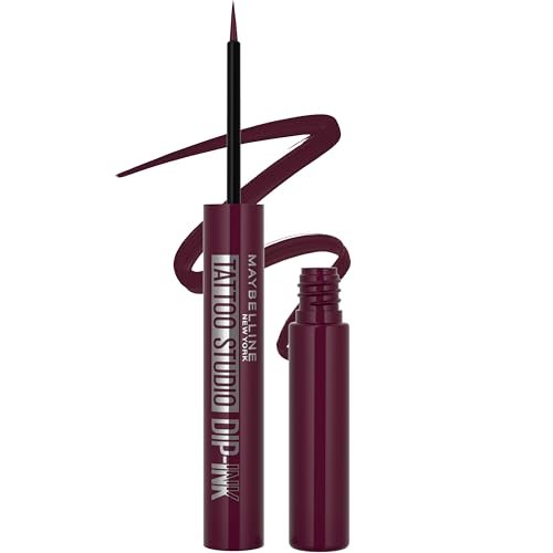 maybelline tattoo studio dip ink liquid eyeliner, waterproof e...