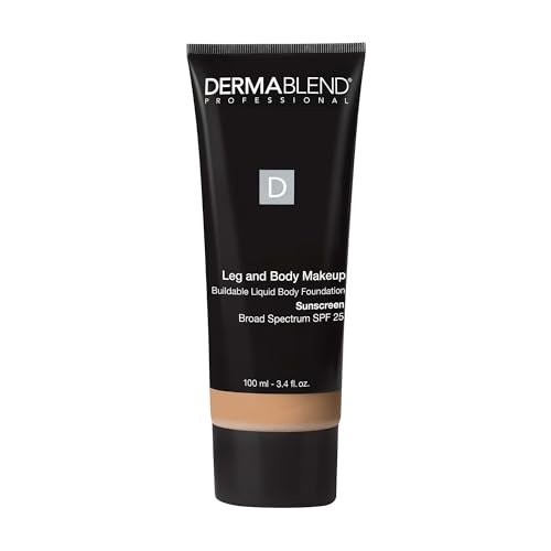 dermablend leg and body makeup foundation with spf 25, 25w lig...