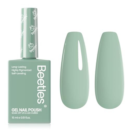 Beetles Sage Green Gel Polish - Misty Sage 15ML/0.51Fl Oz, Gre... beetles sage green gel polish misty sage 15ml/0.51fl oz, gre...