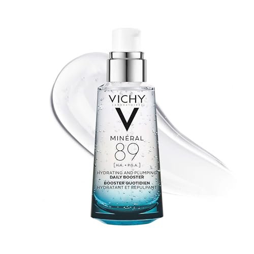 vichy mineral 89 booster, pure hyaluronic acid serum for face...