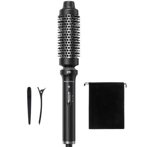 wavytalk thermal brush, 1 1/2 inch heated round brush with det...