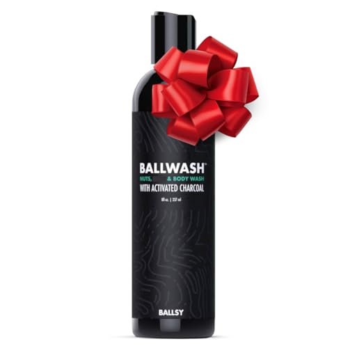 ballsy ballwash charcoal body wash for men moisturizing men’...