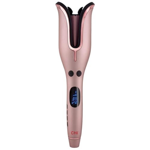 chi spin n curl 1″ ceramic rotating curling iron, adjustable p...