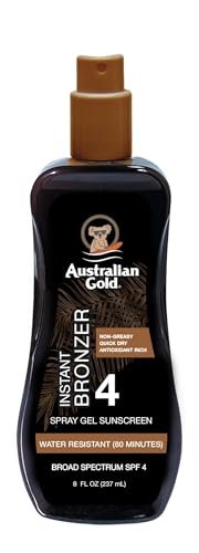 australian gold spray gel sunscreen with instant bronzer spf ...