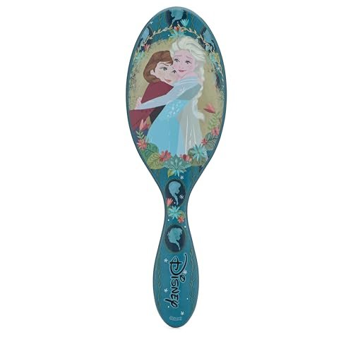 wet brush original detangler hair brush, anna & elsa , ultra s...