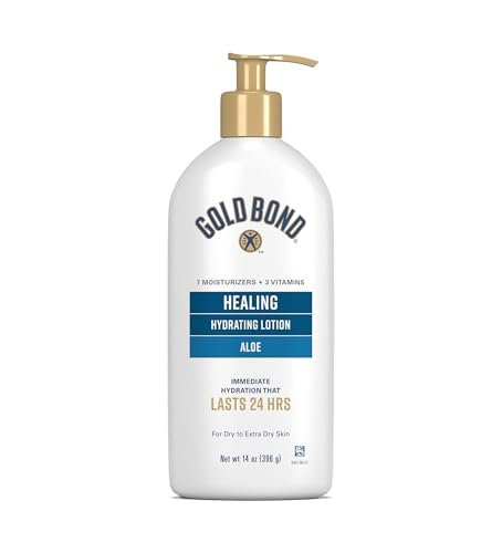 gold bond healing hydrating lotion, 14 oz., body lotion with a...