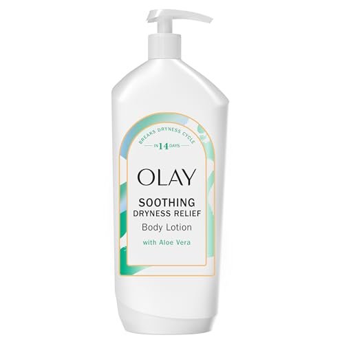 olay body lotion for women, soothing dryness relief, 24hr mois...