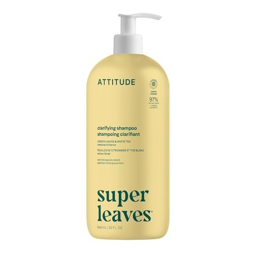 attitude clarifying hair shampoo, ewg verified, restores shine...