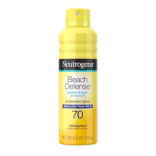 neutrogena beach defense spf 70 sunscreen spray, broad spectru...