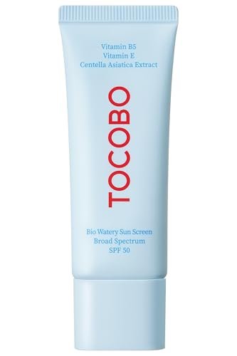 bio watery sunscreen spf 50 broad spectrum korean facial sun c...