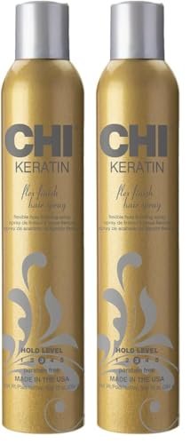 chi keratin flex finish hair spray, lightweight spray for long...