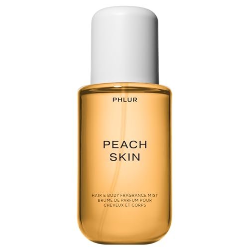 phlur peach skin body mist, 8 fl oz hair and body perfume fo...