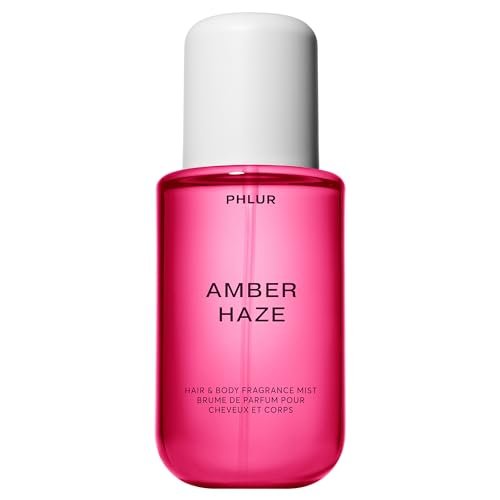 phlur amber haze body mist, 8 fl oz hair and body perfume fo...