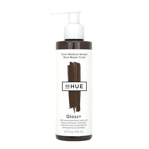 dphue gloss+, cool medium brown boosts fading & faded hair c...