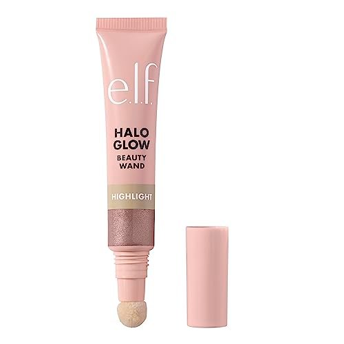 e.l.f. halo glow highlight beauty wand, liquid highlighter wan...