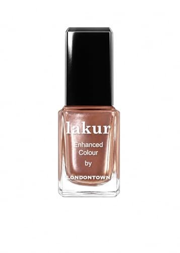 londontown lakur nail polish – nude & brown shades, boozy brun...