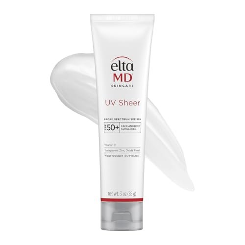 eltamd uv sheer face and body sunscreen spf 50+, oil free, no...