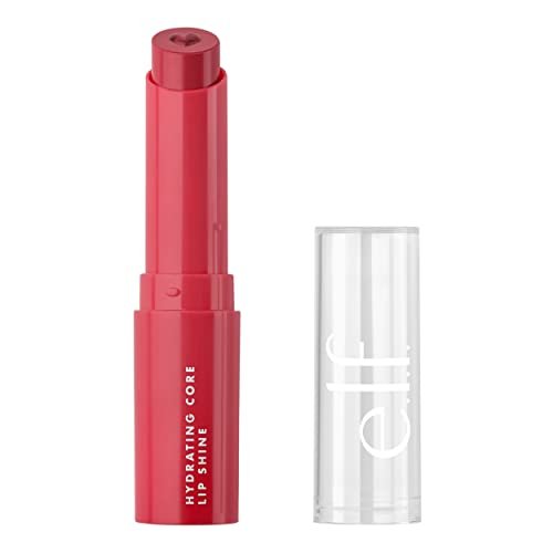 e.l.f. hydrating core lip shine with shea butter & vitamin e,...