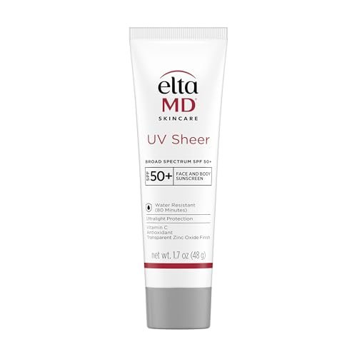 eltamd uv sheer face and body sunscreen spf 50+, oil free, no...