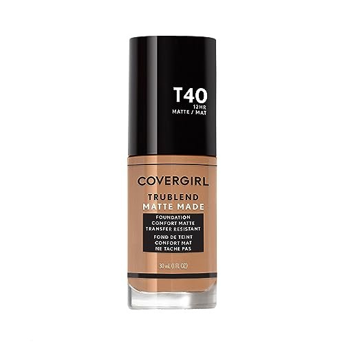 covergirl trublend matte made liquid foundation, sun beige