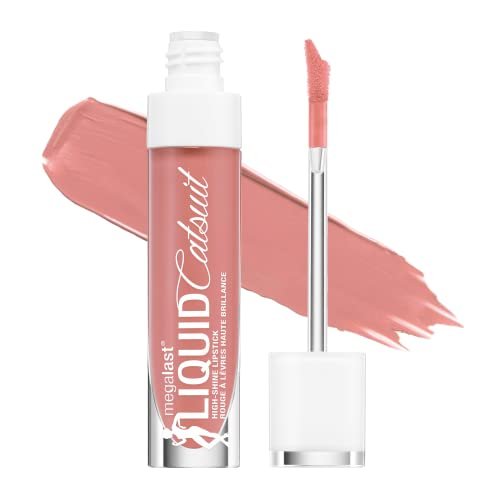 wet n wild megalast catsuit high shine liquid lipstick pink pe...