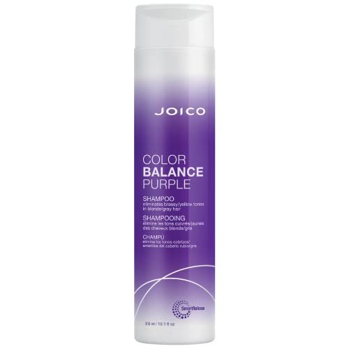 joico color balance purple shampoo | for cool blonde, gray hai...