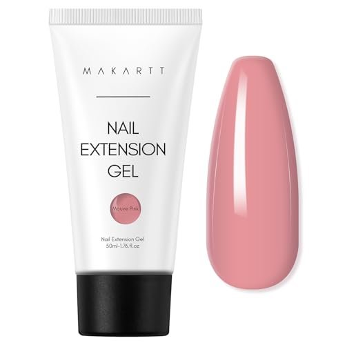 makartt hema free poly nail gel 50ml builder for extension str...