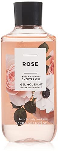 bath & body works rose shea & vitamin e shower gel 10 oz
