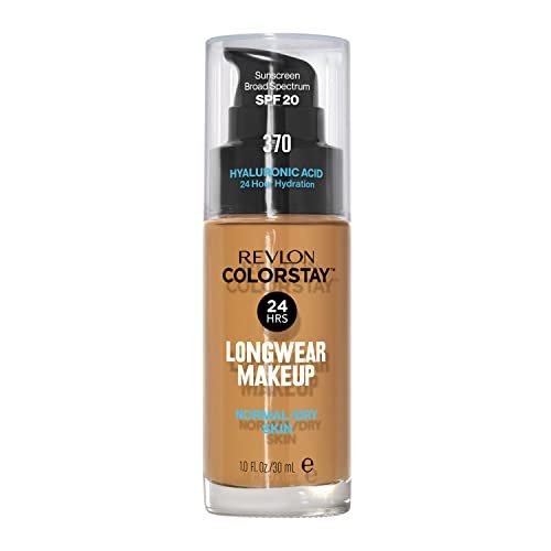 revlon liquid foundation, colorstay face makeup for normal & d...