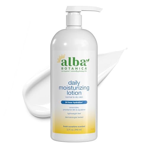 alba botanica hydrating moisturizing lotion for dry skin with...