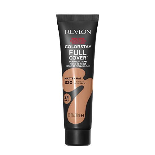 revlon colorstay full cover longwear matte foundation, heat &...